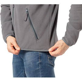 Толстовка флисовая серая размер L (48-50)