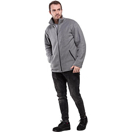 Толстовка флисовая серая размер XL (52-54)