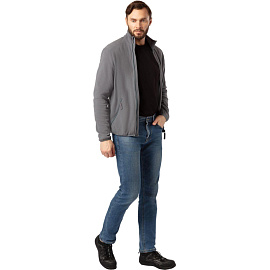 Толстовка флисовая серая размер XXXL (60-62), рост 170-176