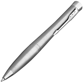 Ручка шариковая Parker Urban Metro Metallic цвет чернил синий, цвет корпуса серебристый (артикул производителя 2143641)