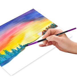 Кисть белка, круглая № 4, BRAUBERG PREMIUM, 200973