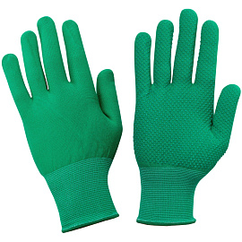 Перчатки рабочие защитные СВС полиэфирные с ПВХ покрытием (точка, 15 класс, размер 9-11 (XL))