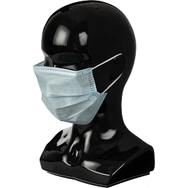 Маска медицинская Чистовье трехслойная голубая (100 штук в упаковке)