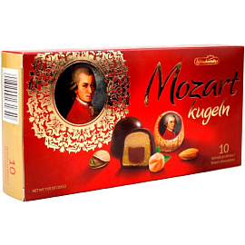 Конфеты шоколадные Mozart Kugeln с марципаном 200 г фото Конфеты шоколадные Mozart Kugeln с марципаном 200 г
