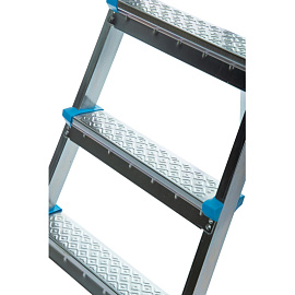 Стремянка стальная 4 ступени Zalger 711-4