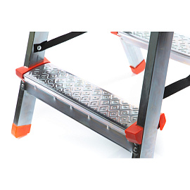 Стремянка стальная двусторонняя Zalger 9901-02 2x2 ступени