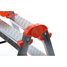 Стремянка стальная двусторонняя Zalger 9901-02 2x2 ступени