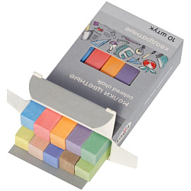 Мел школьный цветной Гамма (10 штук в упаковке)