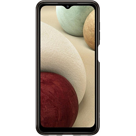 Чехол-накладка Samsung Soft Clear Cover для Samsung Galaxy A12 черный (EF-QA125TBEGRU)