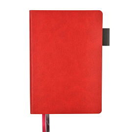 Ежедневник недатированный Bruno Visconti Boston искусственная кожа А5 136 листов красный (серый обрез), 3-228/01