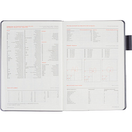 Ежедневник недатированный Bruno Visconti Boston искусственная кожа А5 136 листов красный (серый обрез), 3-228/01