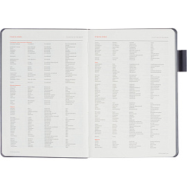 Ежедневник недатированный Bruno Visconti Boston искусственная кожа А5 136 листов красный (серый обрез), 3-228/01