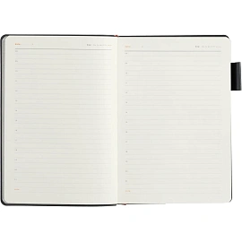 Ежедневник недатированный Bruno Visconti Boston искусственная кожа А5 136 листов красный (серый обрез), 3-228/01