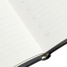 Ежедневник недатированный Bruno Visconti Boston искусственная кожа А5 136 листов красный (серый обрез), 3-228/01