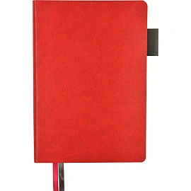 Ежедневник недатированный Bruno Visconti Boston искусственная кожа А5 136 листов красный (серый обрез), 3-228/01