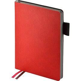 Ежедневник недатированный Bruno Visconti Boston искусственная кожа А5 136 листов красный (серый обрез), 3-228/01