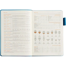 Ежедневник недатированный Bruno Visconti Boston искусственная кожа А5 136 листов синий (голубой обрез), 3-228/06