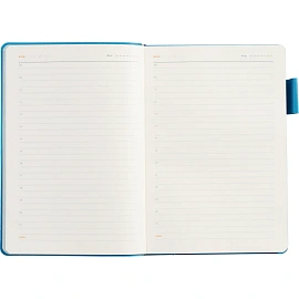 Ежедневник недатированный Bruno Visconti Boston искусственная кожа А5 136 листов синий (голубой обрез), 3-228/06