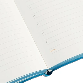 Ежедневник недатированный Bruno Visconti Boston искусственная кожа А5 136 листов синий (голубой обрез), 3-228/06