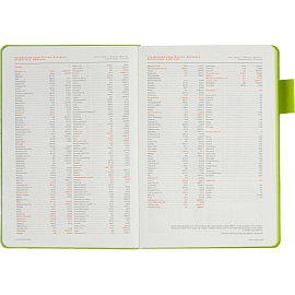 Ежедневник недатированный Bruno Visconti Boston искусственная кожа А5 136 листов чёрный (зелёный обрез), 3-228/04