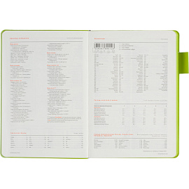 Ежедневник недатированный Bruno Visconti Boston искусственная кожа А5 136 листов чёрный (зелёный обрез), 3-228/04