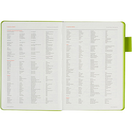 Ежедневник недатированный Bruno Visconti Boston искусственная кожа А5 136 листов чёрный (зелёный обрез), 3-228/04