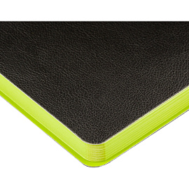 Ежедневник недатированный Bruno Visconti Boston искусственная кожа А5 136 листов чёрный (зелёный обрез), 3-228/04