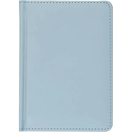 Ежедневник недатированный Attache Velvet искусственная кожаSoft Touch А6+ 136 листов голубой