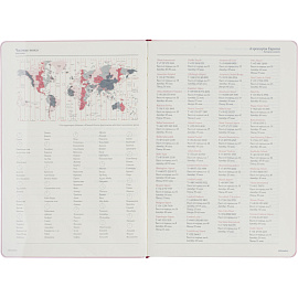 Ежедневник недатированный Bruno Visconti Madrid искусственная кожа Soft Touch А5 136 листов розовый