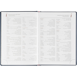 Ежедневник недатированный Attache Leader искусственная кожа А5 136 листов синий