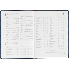 Ежедневник недатированный Attache Leader искусственная кожа А5 136 листов синий