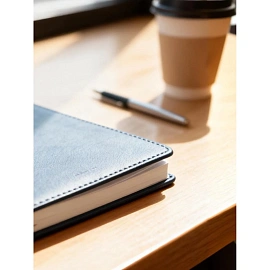 Ежедневник недатированный Attache Leader искусственная кожа А5 136 листов синий