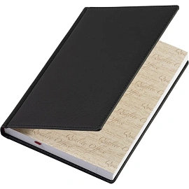 Ежедневник недатированный Attache Leader искусственная кожа А5 136 листов чёрный