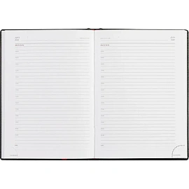 Ежедневник недатированный Attache Leader искусственная кожа А5 136 листов чёрный