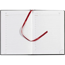 Ежедневник недатированный Attache Leader искусственная кожа А5 136 листов чёрный