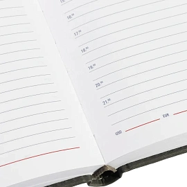 Ежедневник недатированный Attache Leader искусственная кожа А5 136 листов чёрный