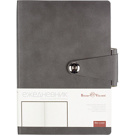 Ежедневник недатированный Bruno Visconti Primavera искусственная кожа А5 136 листов серый, 3-536/04