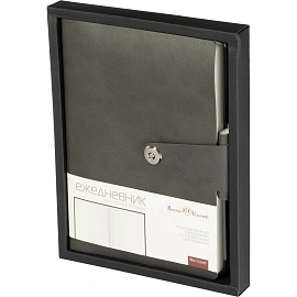 Ежедневник недатированный Bruno Visconti Primavera искусственная кожа А5 136 листов серый, 3-536/04