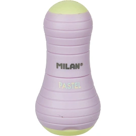 Ластик-точилка Milan Sway Pastel ПВХ фигурный 30х30х61 мм