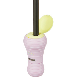 Ластик-точилка Milan Sway Pastel ПВХ фигурный 30х30х61 мм