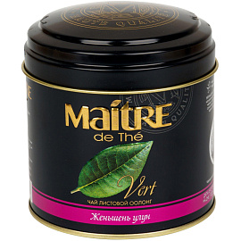 Чай листовой улун Maitre Женьшень улун 150 г фото Чай листовой улун Maitre Женьшень улун 150 г
