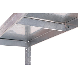 Стеллаж металлический First HIT оцинкованный 4 полки (металлик, 912х400х1824 мм)