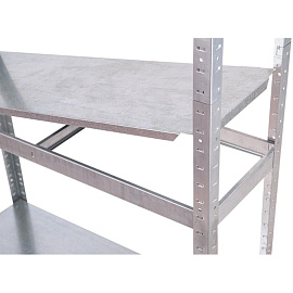 Стеллаж металлический First HIT оцинкованный 4 полки (металлик, 912х400х1824 мм)