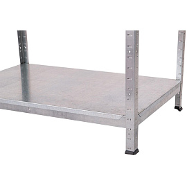 Стеллаж металлический First HIT оцинкованный 4 полки (металлик, 912х500х1824 мм)