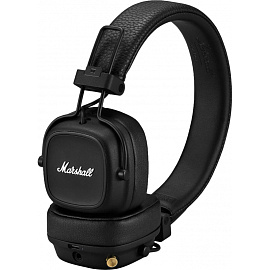 Наушники беспроводные/проводные Marshall Major IV Bluetooth черные (1005773)