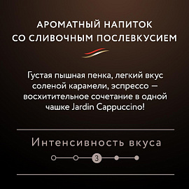 Кофе порционный растворимый Jardin 3 в 1 Cappuccino 8 пакетиков по 18 г