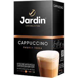 Кофе порционный растворимый Jardin 3 в 1 Cappuccino 8 пакетиков по 18 г