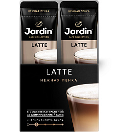 Кофе порционный растворимый Jardin 3 в 1 Latte 8 пакетиков по 18 г