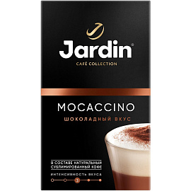 Кофе порционный растворимый Jardin 3 в 1 Mocaccino 8 пакетиков по 18 г фото Кофе порционный растворимый Jardin 3 в 1 Mocaccino 8 пакетиков по 18 г