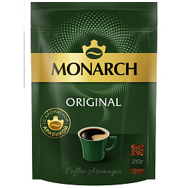 Кофе растворимый сублимированный Monarch Original 210 г (пакет)